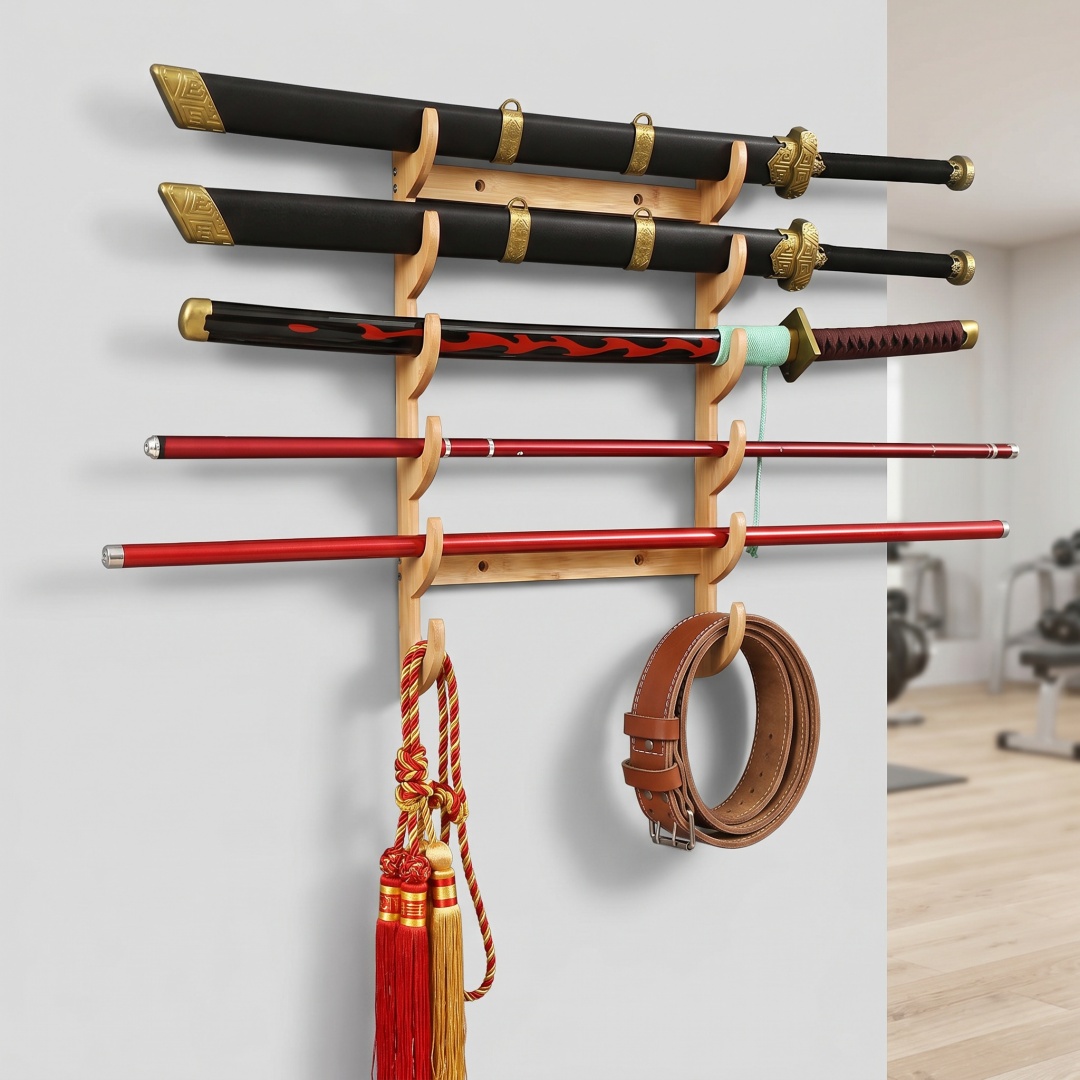 Cosplay Prop Katana - Support mural à 8 niveaux pour