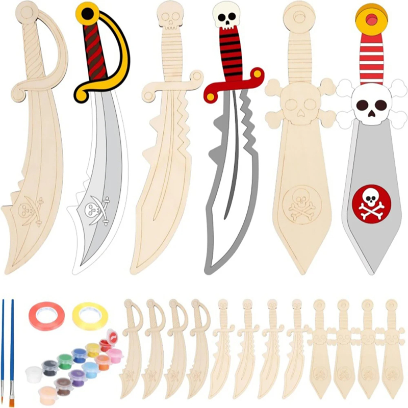 Épée de Pirate en bois pour en - Cosplay Prop Painting avis et prix