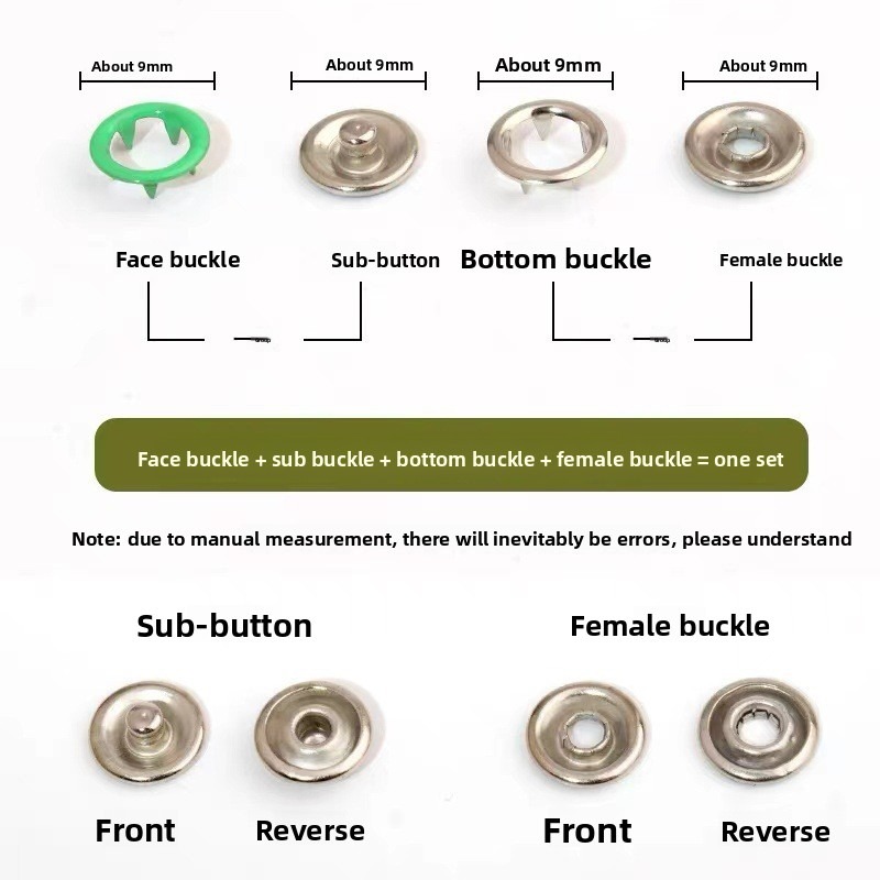 100 Kits de pinces à boutons-p - Snap Fastener Set avis et prix