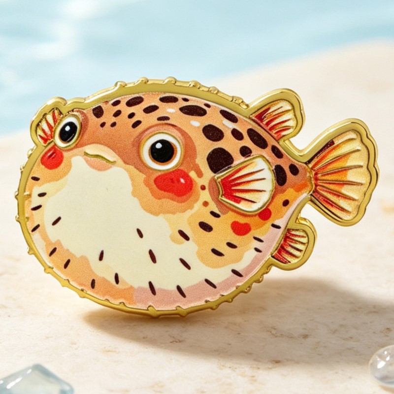 Broche en émail animaux marins - Cosplay Prop Bag avis et prix