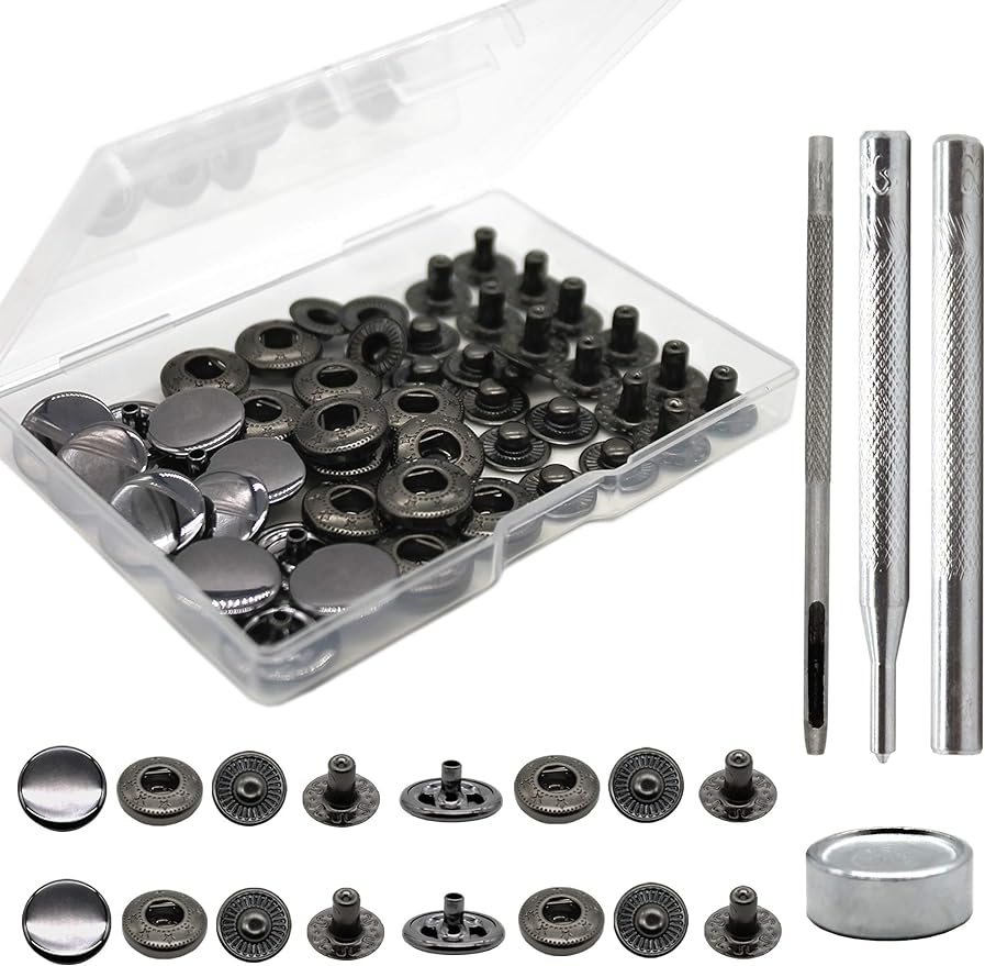 12 Kits de boutons-pression en - Snap Fastener Set avis et prix