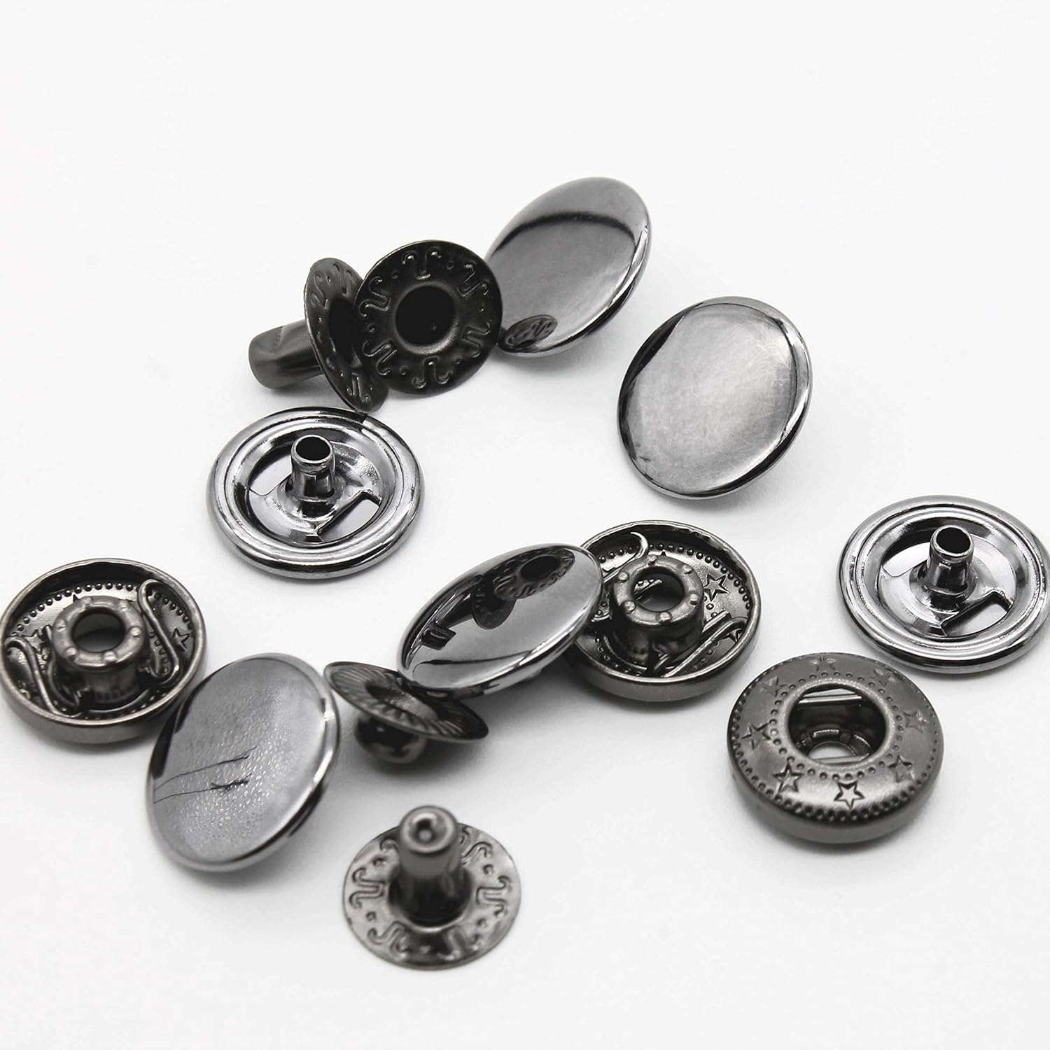 12 Kits de boutons-pression en - Snap Fastener Set avis et prix
