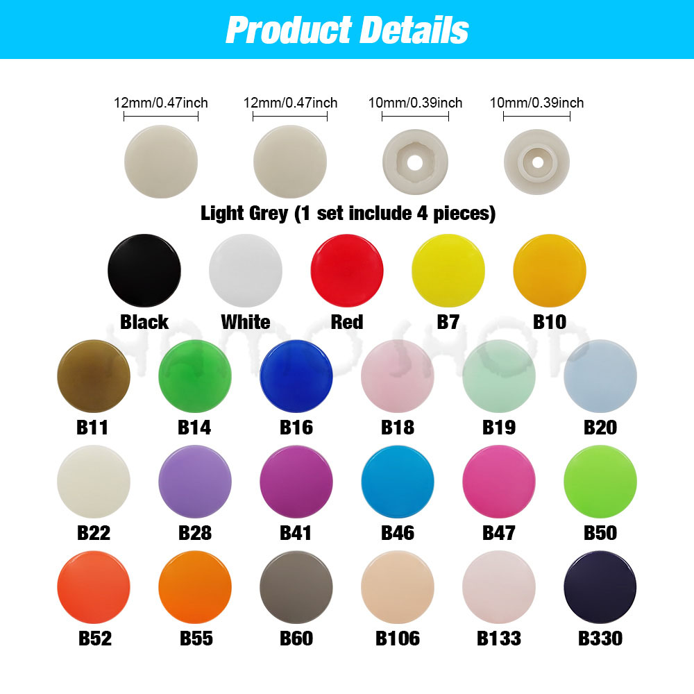 Kit de pinces de fixation à bo - Snap Fastener Set avis et prix
