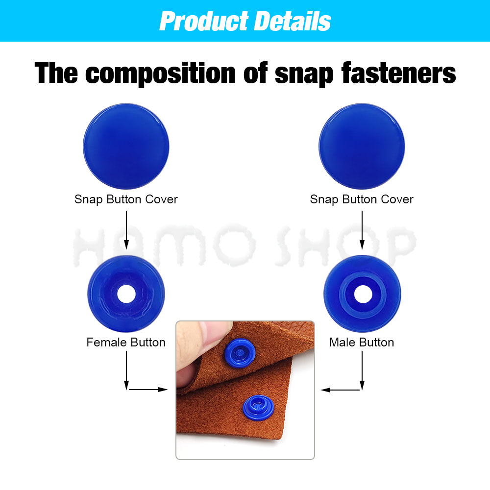 Kit de pinces de fixation à bo - Snap Fastener Set avis et prix