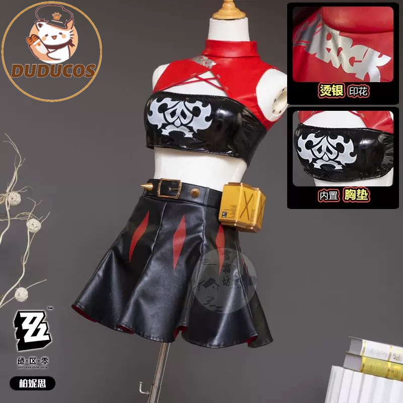 Perruque de cosplay Burnice Wh - Burnice Cosplay Prop avis et prix