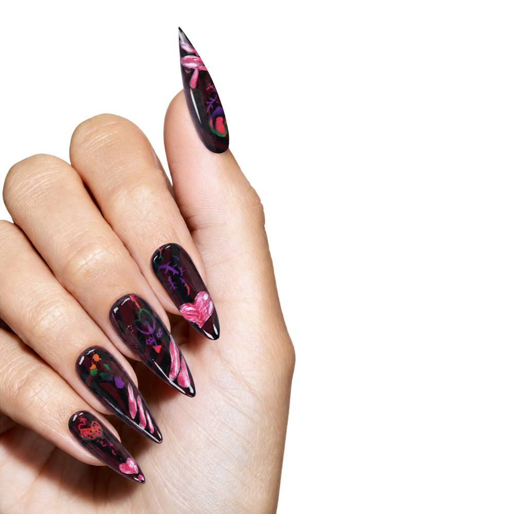 Faux Ongles Noirs et Rouges Ni - Cosplay Prop Painting avis et prix